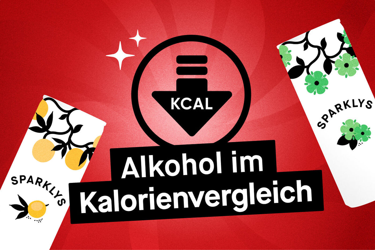 Alkohol, Kalorienvergleich, Sparklys Hard Seltzer, Hard Seltzer, Wein, Bier, Schnaps, Baileys, Jägermeister, Vodka, Wodka, Brandy, Schaumwein, macht dick, fett