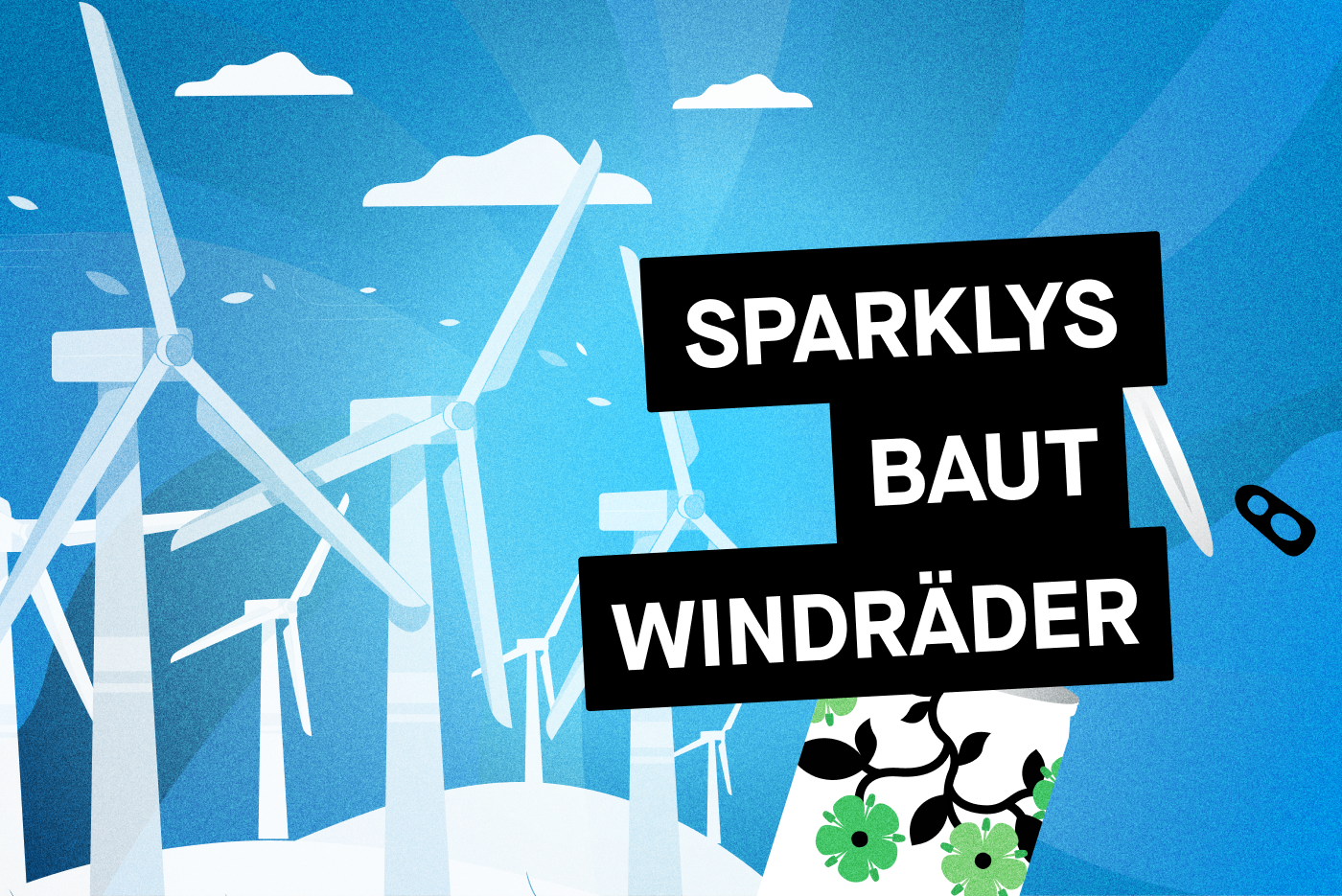 Sparklys Hard Seltzer baut Windräder in Indien