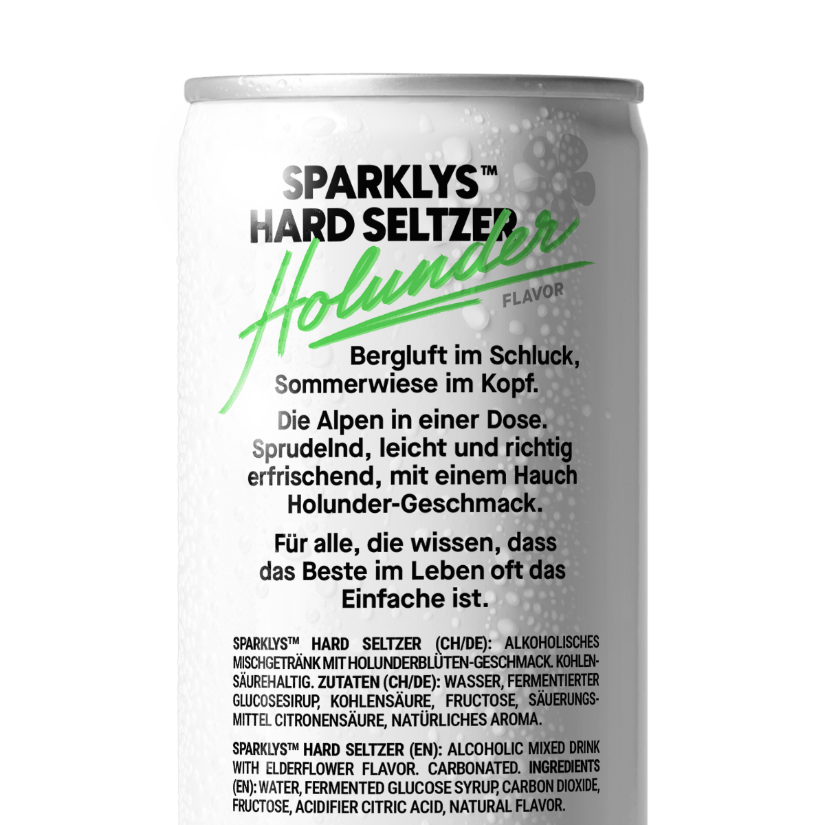 Sparklys Hard Seltzer Elderflower