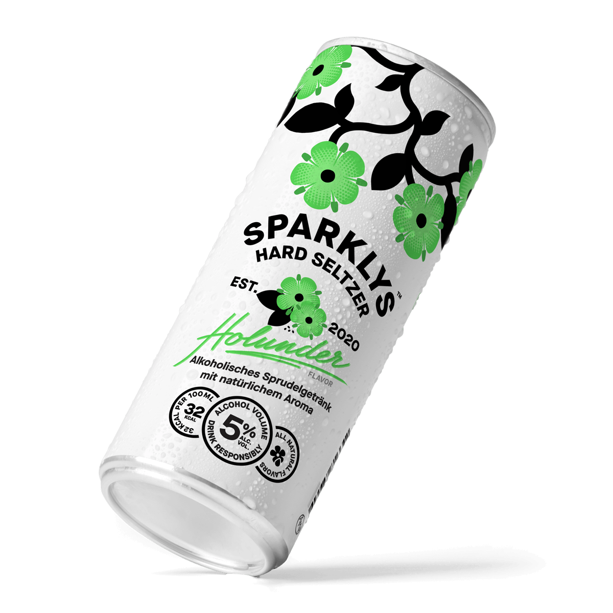 Sparklys Hard Seltzer Elderflower