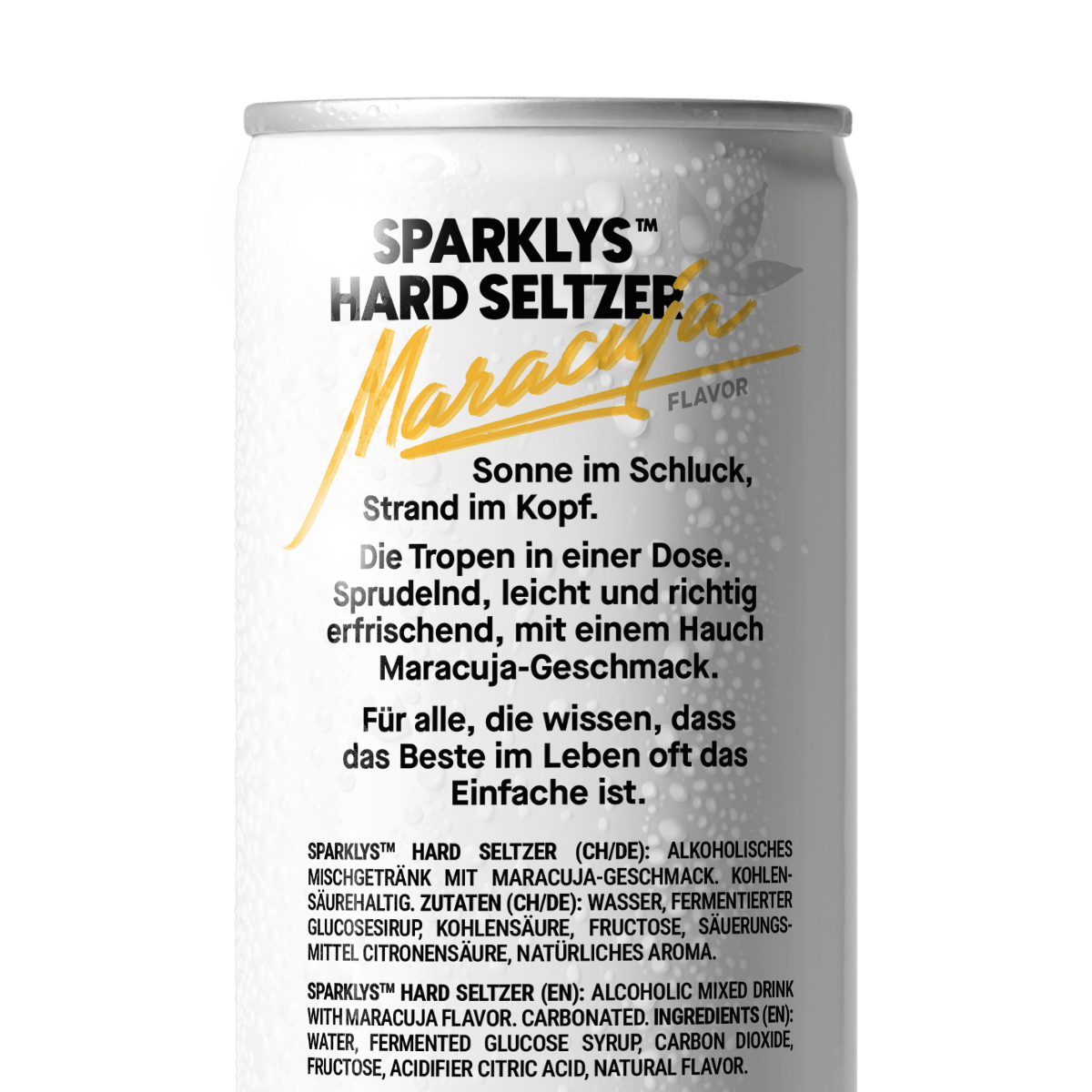 Sparklys Hard Seltzer Maracuja