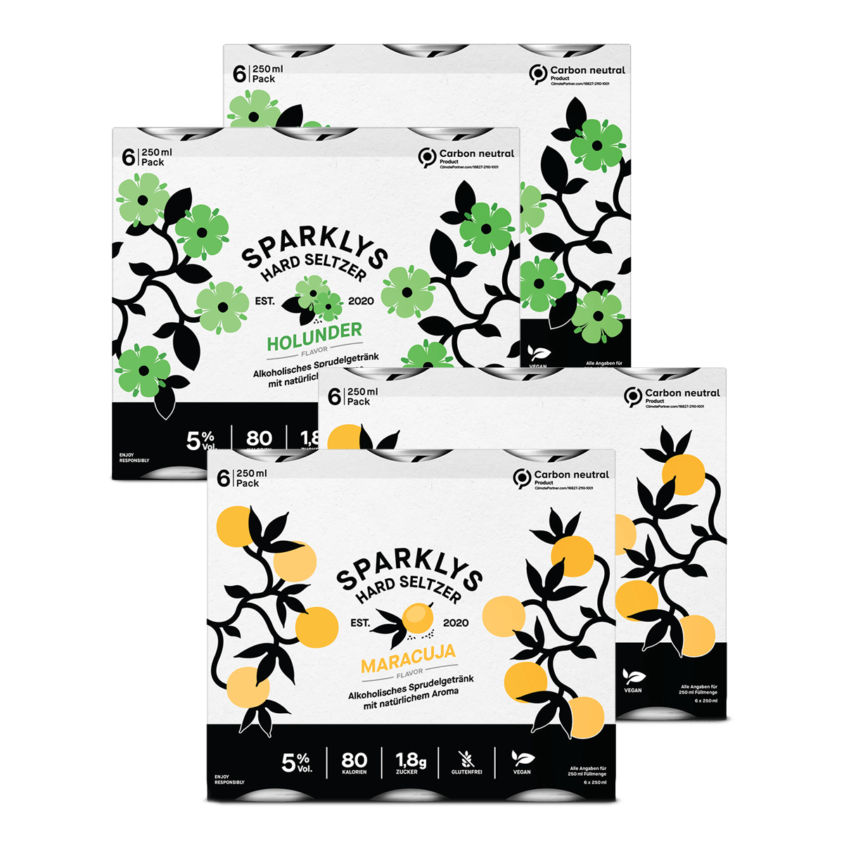 Sparklys Hard Seltzer Elderflower