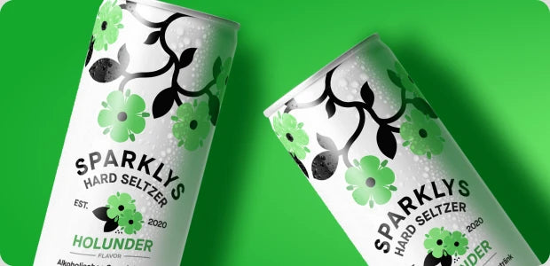 Sparklys Hard Seltzer Holunder — Produktdetail