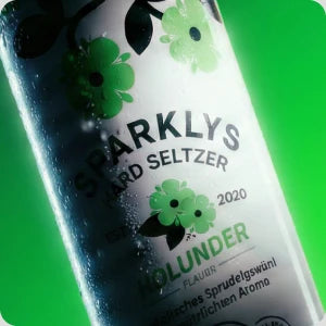 Sparklys Hard Seltzer Holunder — Produktdetail